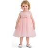 Oravelle Lace Petal Gown, Pink - Dresses - 1 - thumbnail