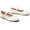 Selene Mary Jane Shoes, White - Flats - 3 - thumbnail