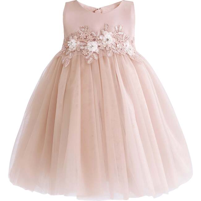 Zinara Ribbon Bloom Gown, Rose