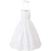 Sylvarra Sleeveless Formal Dress with Headband, White - Dresses - 2 - thumbnail