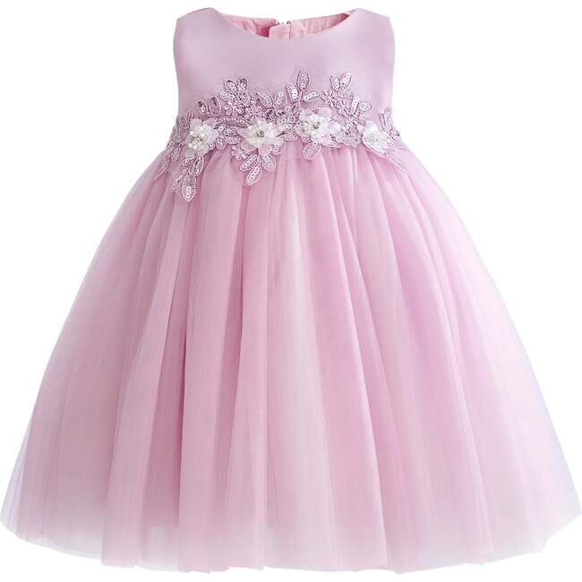 Zinara Ribbon Bloom Gown, Purple