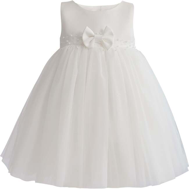 Oravelle Lace Petal Gown, Ivory