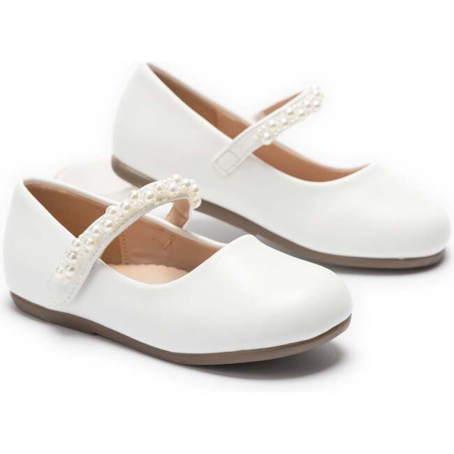 Ophelia Pearl Shoes, White
