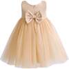 Zinara Ribbon Bloom Gown, Champagne - Dresses - 3