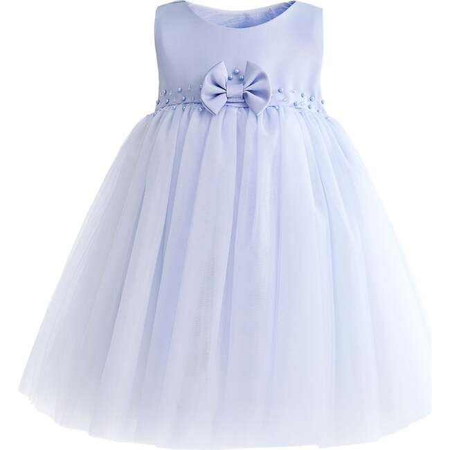 Oravelle Lace Petal Gown, Blue