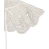 Sequin Lace Stole, White - Scarves - 3 - thumbnail