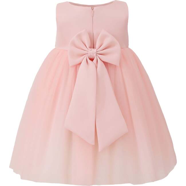 Oravelle Lace Petal Gown, Pink - Dresses - 3