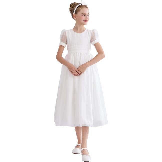 Zavelle Formal Dress, White - Dresses - 5