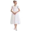 Zavelle Formal Dress, White - Dresses - 5 - thumbnail
