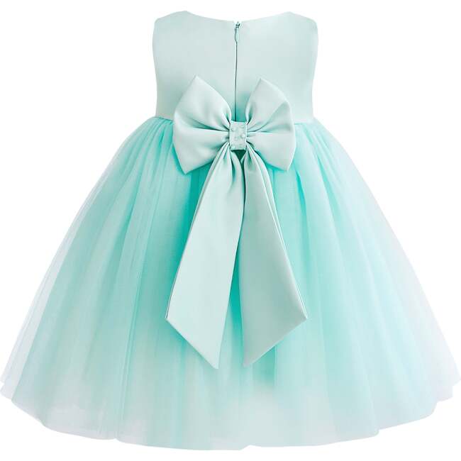 Oravelle Lace Petal Gown, Jade - Dresses - 3