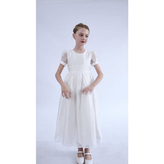 Zavelle Formal Dress, White - Dresses - 6