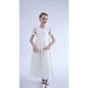 Zavelle Formal Dress, White - Dresses - 6 - thumbnail
