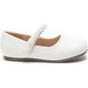 Ophelia Pearl Shoes, White - Flats - 2 - thumbnail