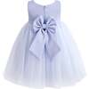 Oravelle Lace Petal Gown, Blue - Dresses - 3