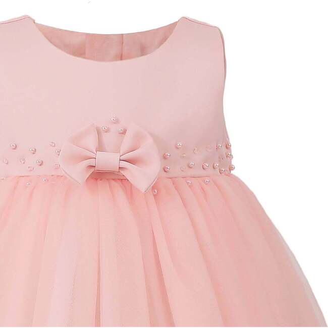 Oravelle Lace Petal Gown, Pink - Dresses - 4