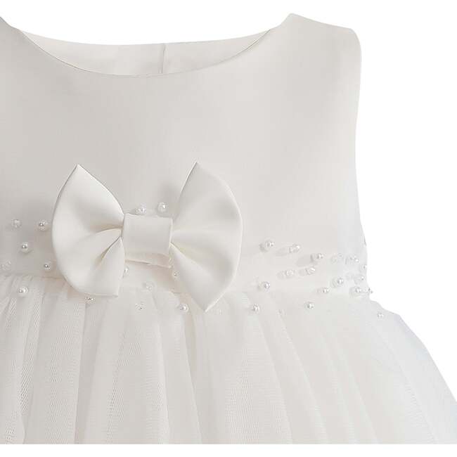 Oravelle Lace Petal Gown, Ivory - Dresses - 4