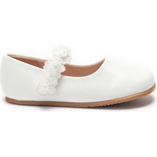 Lyra Flower Shoes, White
