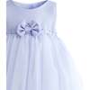 Oravelle Lace Petal Gown, Blue - Dresses - 4