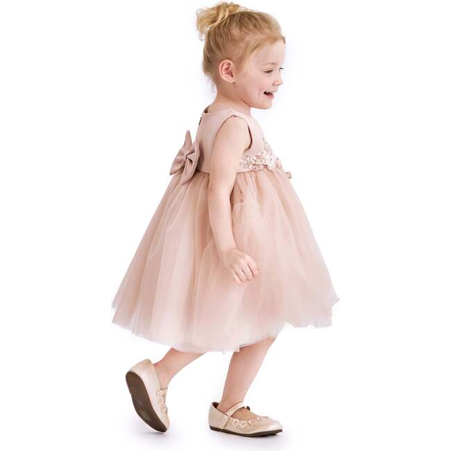 Zinara Ribbon Bloom Gown, Rose - Dresses - 6