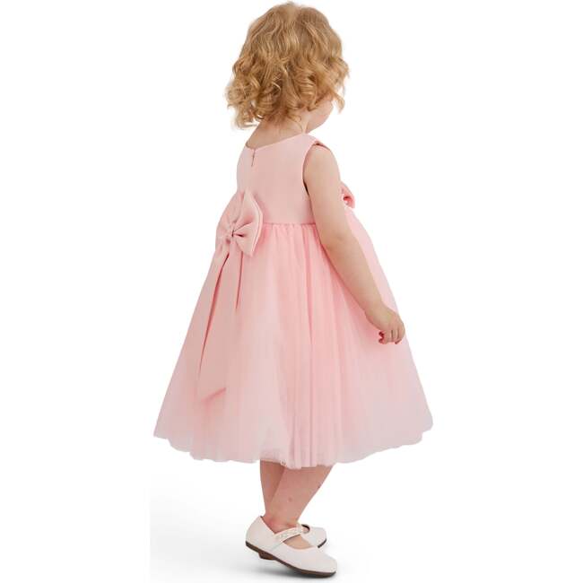 Oravelle Lace Petal Gown, Pink - Dresses - 6