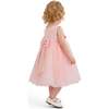Oravelle Lace Petal Gown, Pink - Dresses - 6