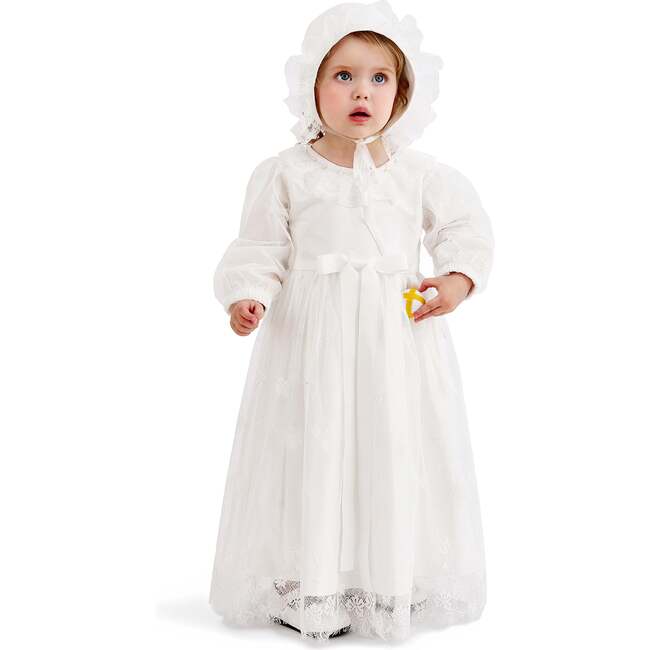 Lace Sorellia Dress, White