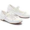 Isolde Flower Shoes, White - Flats - 1 - thumbnail