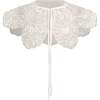 Floral Embroidered Stole, White - Scarves - 1 - thumbnail