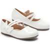 Evelina Bow Shoes, White - Flats - 1 - thumbnail