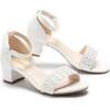 Callista Pearl Sandals, White - Sandals - 1 - thumbnail