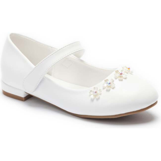 Isolde Flower Shoes, White
