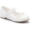 Isolde Flower Shoes, White - Flats - 2