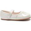 Gold Thalia Pearl Shoes, White - Flats - 2 - thumbnail