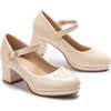 Aurelia Mary Jane Shoes, Beige - Mary Janes - 1 - thumbnail