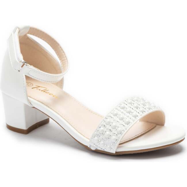 Callista Pearl Sandals, White