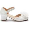 Elara Flower Shoes, White - Mary Janes - 2 - thumbnail
