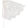 Lace Ribbon Stole, White - Scarves - 3