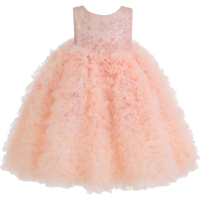 Beatrice Ruffled Tulle Dress, Pink