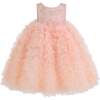 Beatrice Ruffled Tulle Dress, Pink - Dresses - 1 - thumbnail