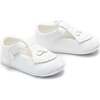 Clarisse Bow Baby Shoes, White - Booties - 3