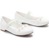 Isolde Flower Shoes, White - Flats - 3