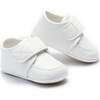 Velcro Baby Shoes, White - Booties - 1 - thumbnail