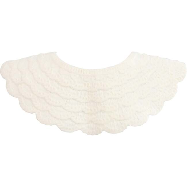 Floral Lace Stole, White