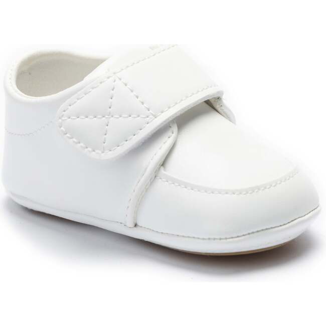 Velcro Baby Shoes, White