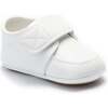 Velcro Baby Shoes, White - Booties - 2
