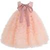 Beatrice Ruffled Tulle Dress, Pink - Dresses - 2