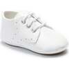Lace-Up Baby Shoes, White - Booties - 2