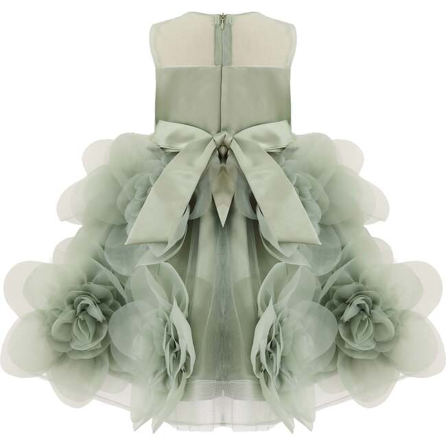 Briellea Embellished Sleeveless Dress, Green - Dresses - 3