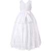 Auresta Lace Sleeveless Dress, White - Dresses - 3
