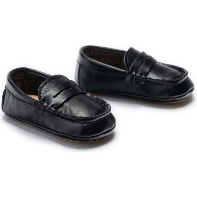 Loafer Baby Shoes, Black - Loafers - 3
